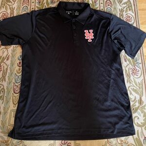 Antigua Mets Logo Polo Shirt, XL